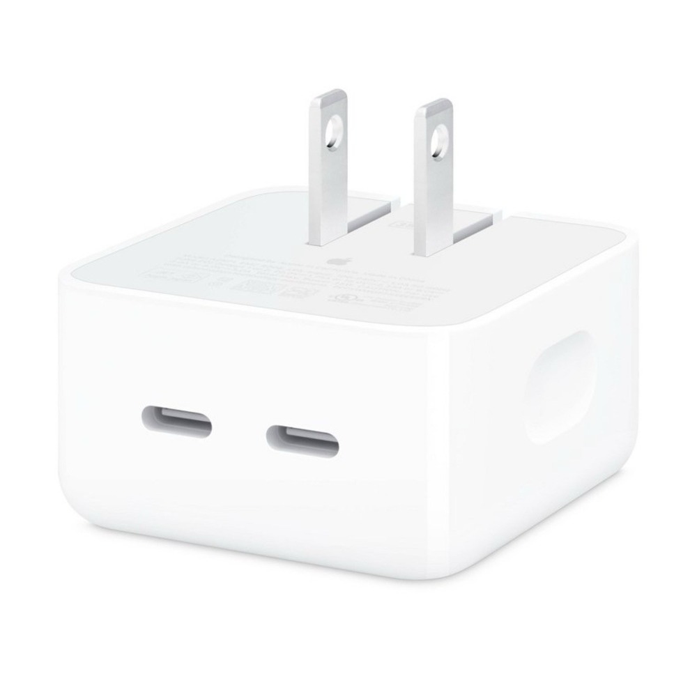 OEM Apple Dual USB-C Port 35W Power Adapter A2571 MW2H3AM/A Compact USED Genuine